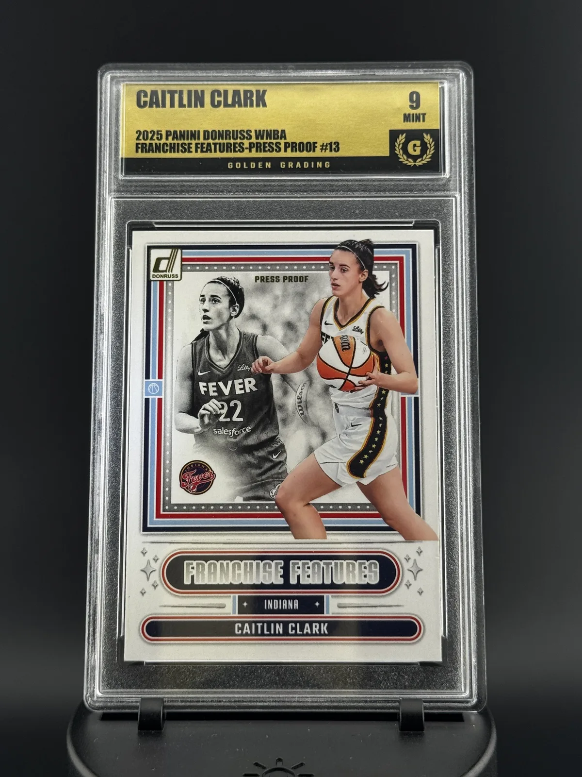 2025 Panini Donruss WNBA Franchise Features Press Proof Clark #13